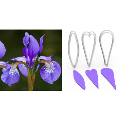 IRIS Çiçek Yaprak Yapım Kesici Set 3’lü – 5cm