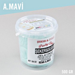 Şeker Sugar Şeker Hamuru Açık Mavi (500 g)
