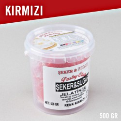 Şeker Sugar Şeker Hamuru Kırmızı (500 g)