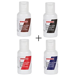 Sıvı Gıda Boyası - 20ml - Kahverengi-Siyah-Kırmızı-Lacivert