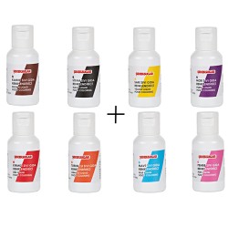 Sıvı Gıda Boyası - 20ml - 8 Renk Birlikte