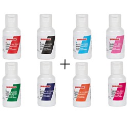 Sıvı Gıda Boyası - 20ml - 8 Renk Birlikte-