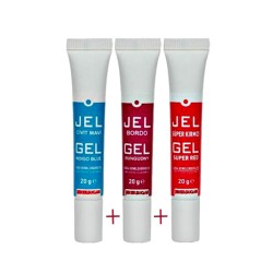 Tüp Jel Gıda Boyası - 20 gr - Mavi-Bordo-Kırmızı