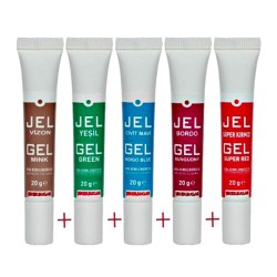 Tüp Jel Gıda Boyası - 20 gr - Vizon-Yeşil-Mavi-Bordo-Kırmızı