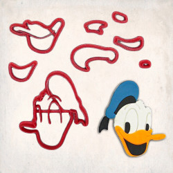 Donald Duck Detay Kurabiye Kalıp Seti 8’li