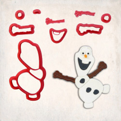 Frozen - Olaf Detay Kurabiye Kalıp Seti 9’lu