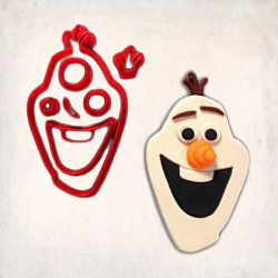 Frozen Olaf Yüz Detay Kurabiye Kalıp Seti 7’li