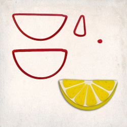 Limon Dilimli Detay Kurabiye Kalıp Seti 4’lü