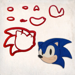 Sonic Detay Kurabiye Kalıp Seti 8’li