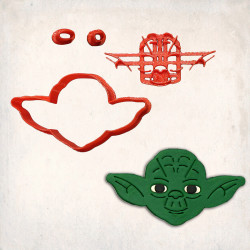 Star Wars Yoda Detay Kurabiye Kalıp Seti 4’lü