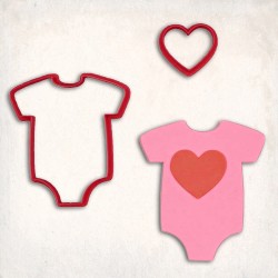 Kalpli Bebek Tulum Detay Kurabiye Kalıp Seti 2’li