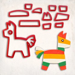 Pinyata Detay Kurabiye Kalıp Seti 12’li