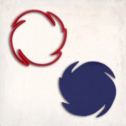 Kasırga Kurabiye Kalıbı Şekillendirici Kopat