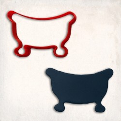 Küvet Kurabiye Kalıbı Şekillendirici Kopat