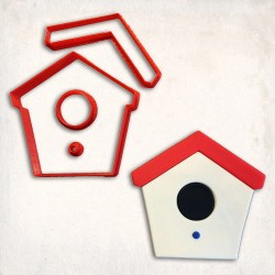 Kuş Yuvası Detay Kurabiye Kalıp Seti 4’lü