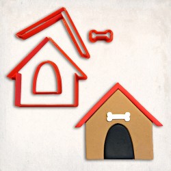 Köpek Klubesi Detay Kurabiye Kalıp Seti 4’lü