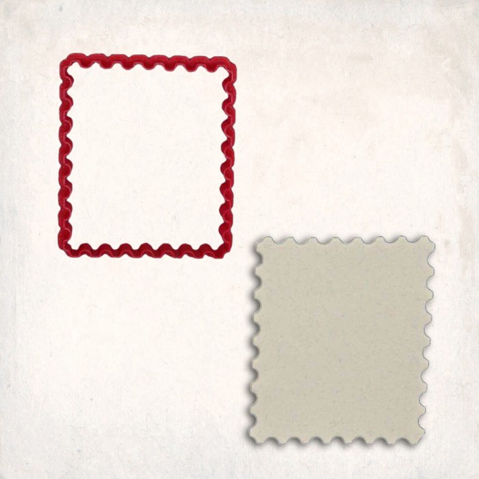 Posta Pulu Kurabiye Kalıbı Şekillendirici Kopat