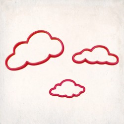 Bulut Kurabiye Kalıp Seti 3’lü