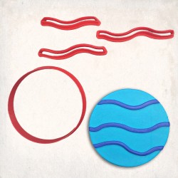 Neptün Detay Kurabiye Kalıp Seti 4’lü