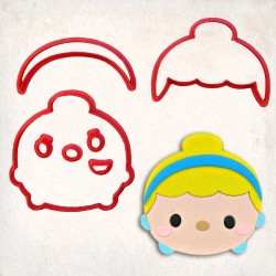 Cinderella Detay Kurabiye Kalıp Seti 6’lı