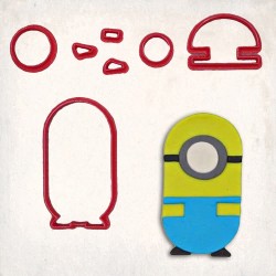 Despicable Me Minion Detay Kurabiye Kalıp Seti 7’li