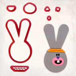 Hey Duggee Detay Kurabiye Kalıp Seti 6’lı