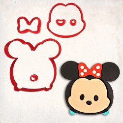 Minnie Mouse Oyuncak Detay Kurabiye Kalıp Seti 5’li