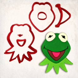 Muppets Kermit Detay Kurabiye Kalıp Seti 6’lı