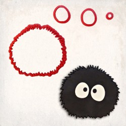 Spirited Away Soot Sprite Detay Kurabiye Kalıp Seti 4’lü