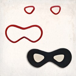 The Incredibles Mask Detay Kurabiye Kalıp Seti 2’li