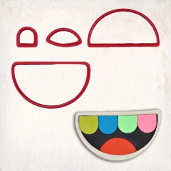 Toca Boca Logo Detay Kurabiye Kalıp Seti 4’lü