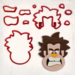 Wreck it Ralph Detay Kurabiye Kalıp Seti 10’lu