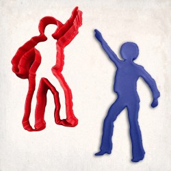 Disko Dansçısı Erkek Kurabiye Kalıbı Şekillendirici Kopat
