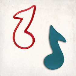 Nota 2 Kurabiye Kalıbı Şekillendirici Kopat