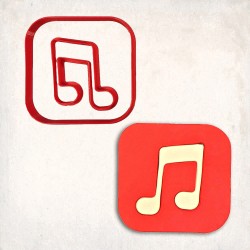 Music İkon Detay Kurabiye Kalıp Seti 2’li