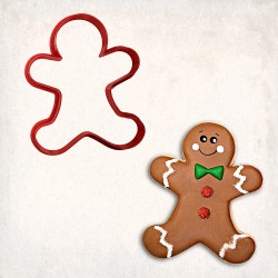 Zencefilli Kurabiye Adam Kurabiye Kalıbı Şekillendirici Kopat
