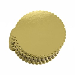 Gold Yuvarlak Pasta Altlığı 10 cm - 10 adet