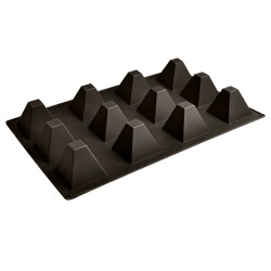 Çoklu Silikon Kek Kalıbı 40x60 cm - Piramit